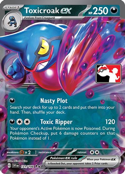 Toxicroak ex card art