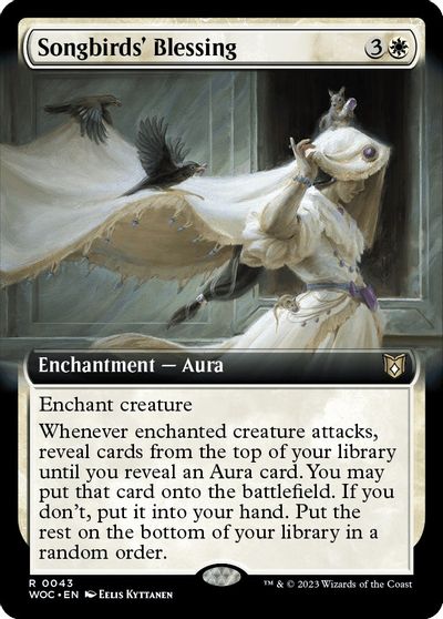 Songbirds' Blessing (Extended Art) card art