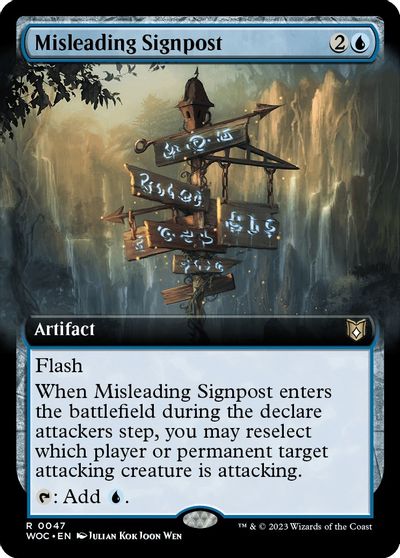 Misleading Signpost (Extended Art) card art