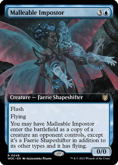 Malleable Impostor (Extended Art) card art