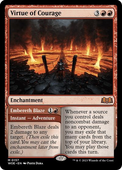 Virtue of Courage card art
