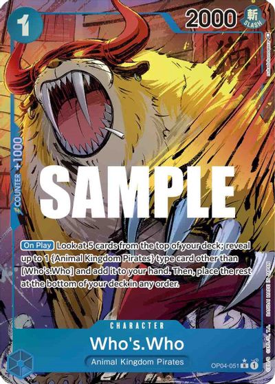 Who's.Who (Alternate Art) card art