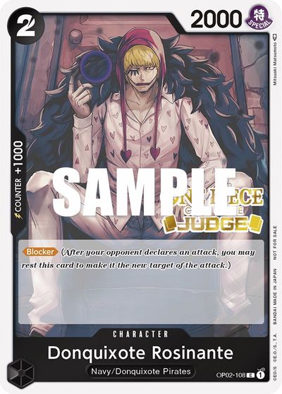 Donquixote Rosinante (Judge Pack Vol. 2) card art