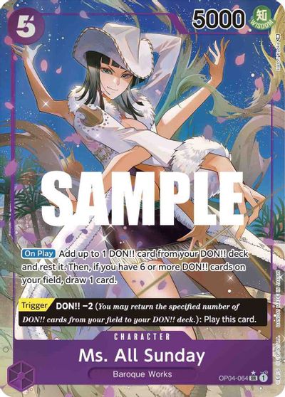 Ms. All Sunday (Alternate Art) card art