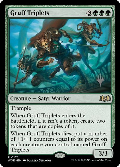 Gruff Triplets card art