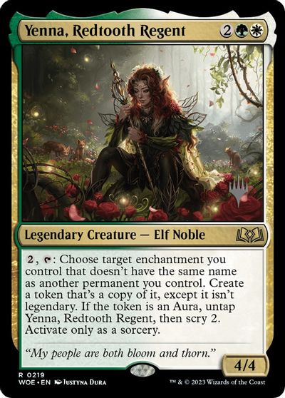 Yenna, Redtooth Regent card art