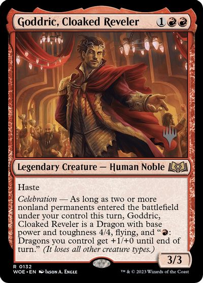 Goddric, Cloaked Reveler card art