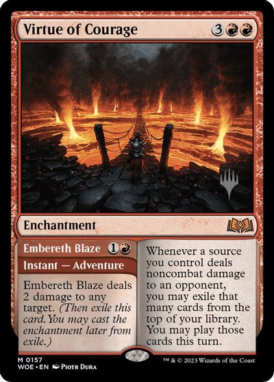 Virtue of Courage card art
