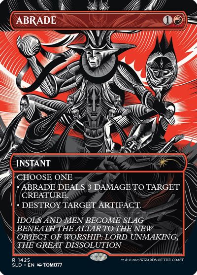 Abrade card art