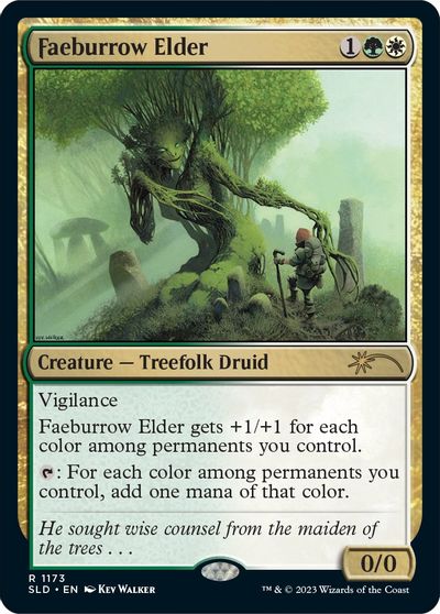 Faeburrow Elder card art
