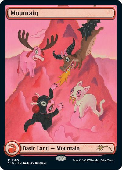 Mountain (1385) card art