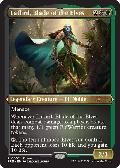 Lathril, Blade of the Elves (Foil Etched) card art