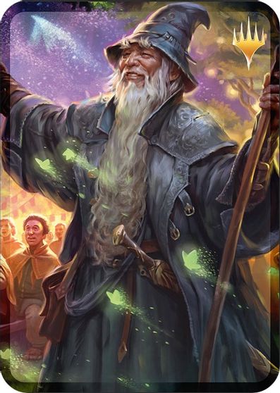 The Lord of the Rings: Tales of Middle-earth Retail Tin - Gandalf, Friend of the Shire card art