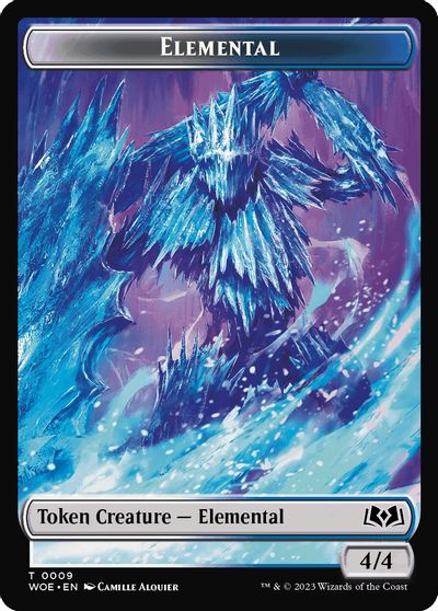 Elemental Token card art