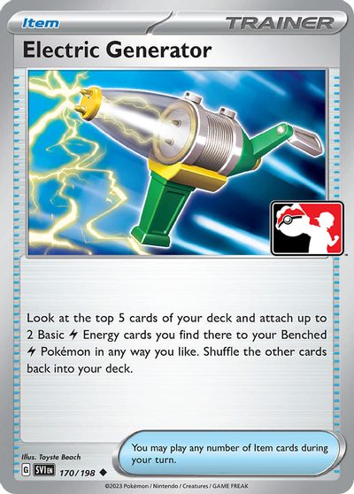 Electric Generator card art