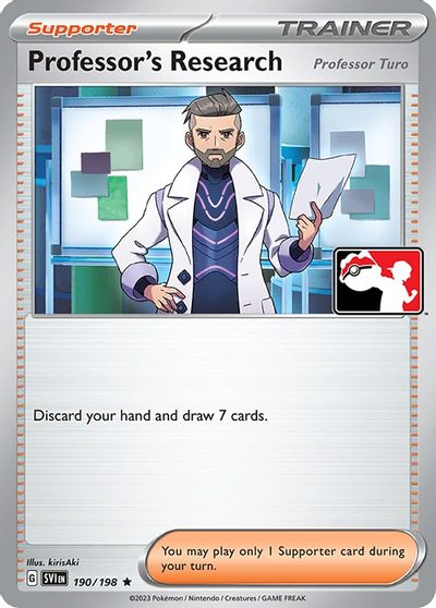 Professor's Research [Professor Turo] - 190/198 card art