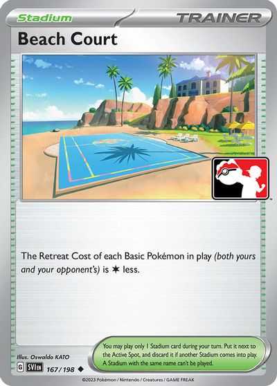 Beach Court card art