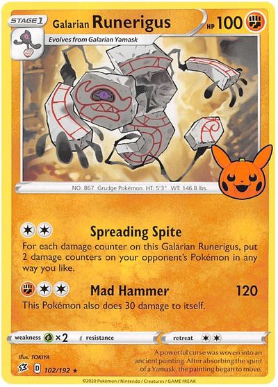 Galarian Runerigus card art