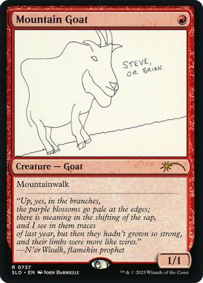 Mountain Goat card art
