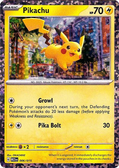 Pikachu card art