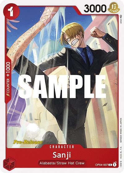 Sanji (007) card art