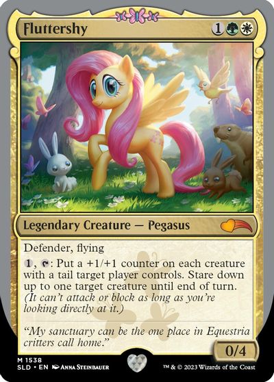 Fluttershy card art