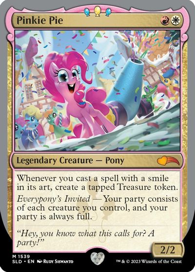 Pinkie Pie card art