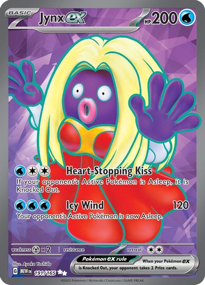 Jynx ex - 191/165 card art