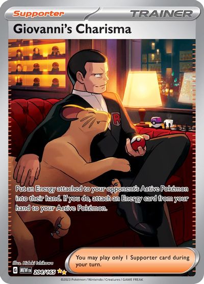 Giovanni's Charisma - 204/165 card art