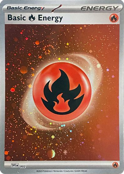 Basic Fire Energy (Cosmos Holo) card art