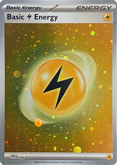 Basic Lightning Energy (Cosmos Holo) card art