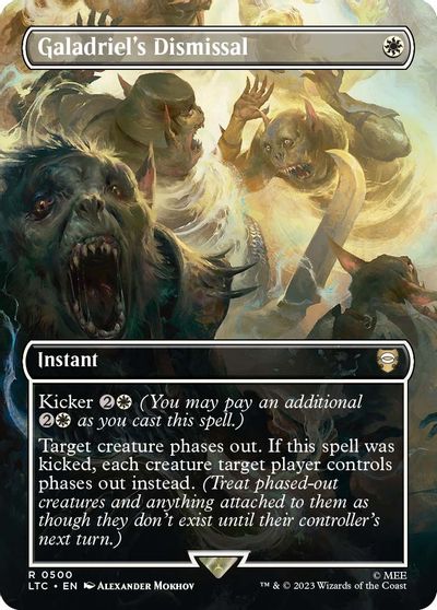 Galadriel's Dismissal (Borderless) card art