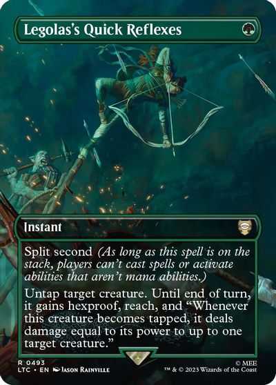 Legolas's Quick Reflexes (Borderless) card art