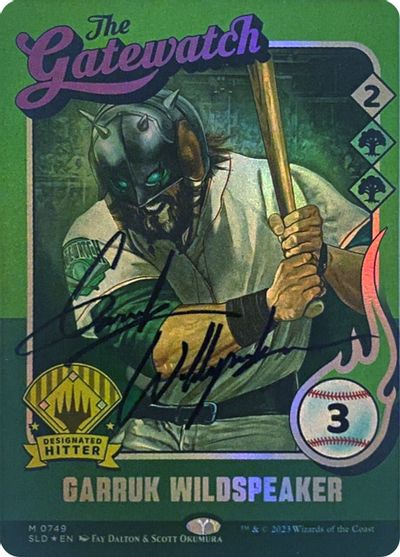 Garruk Wildspeaker (749) (Autographed) card art