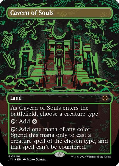 Cavern of Souls (0410f) (Borderless) card art