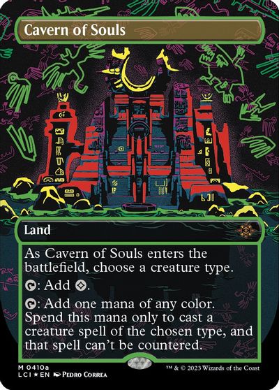 Cavern of Souls (0410a) (Borderless) card art