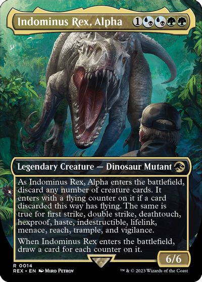 Indominus Rex, Alpha (Borderless) card art