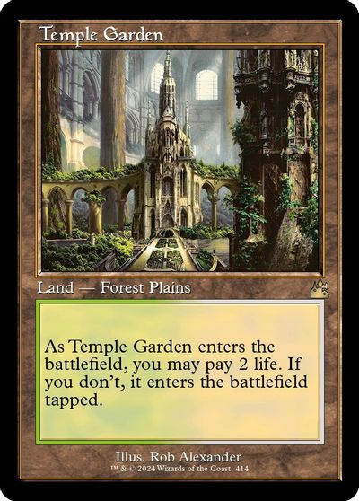 Temple Garden (Retro Frame) card art