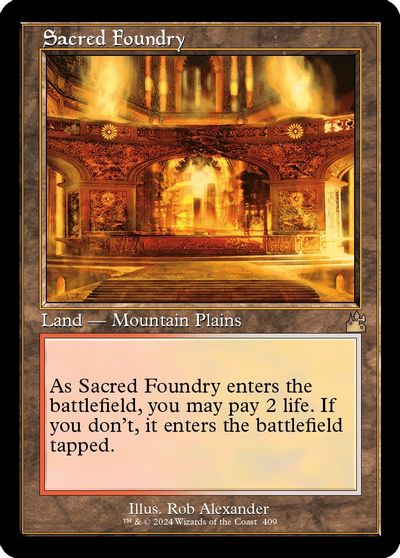 Sacred Foundry (Retro Frame) card art