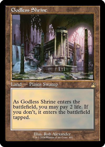 Godless Shrine (Retro Frame) card art