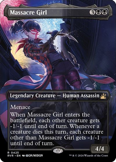 Massacre Girl (Anime Borderless) card art