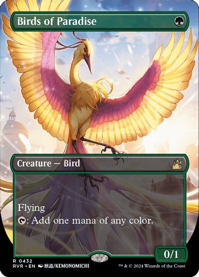 Birds of Paradise (Anime Borderless) card art
