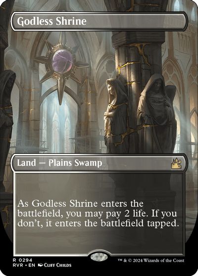 Godless Shrine (Borderless) card art