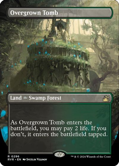 Overgrown Tomb (Borderless) card art