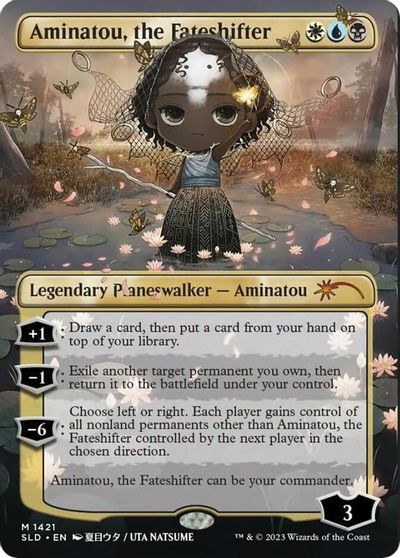 Aminatou, the Fateshifter (Rainbow Foil) card art