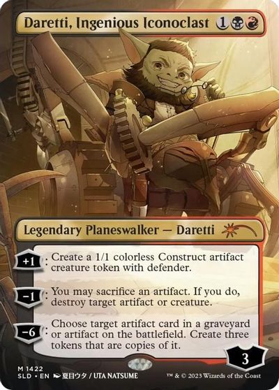 Daretti, Ingenious Iconoclast (Rainbow Foil) card art