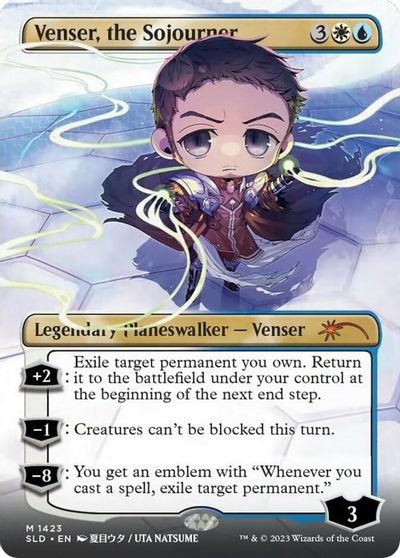 Venser, the Sojourner (Rainbow Foil) card art