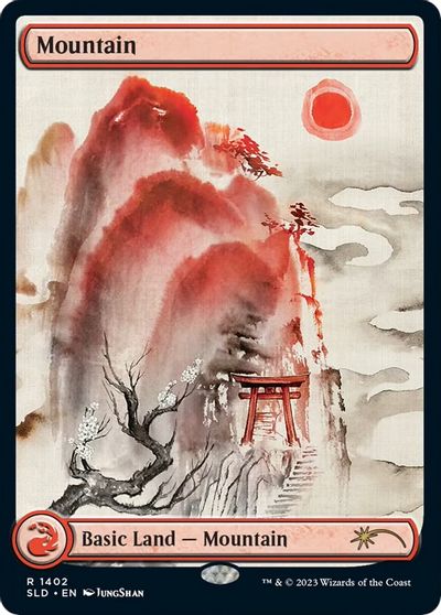 Mountain (1402) card art