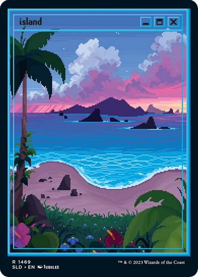 Island (1469) card art