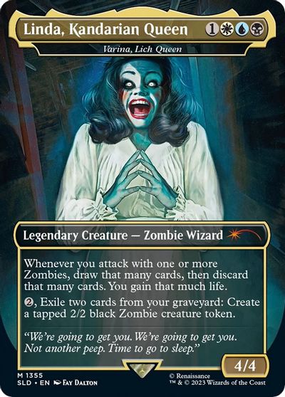 Linda, Kandarian Queen - Varina, Lich Queen card art